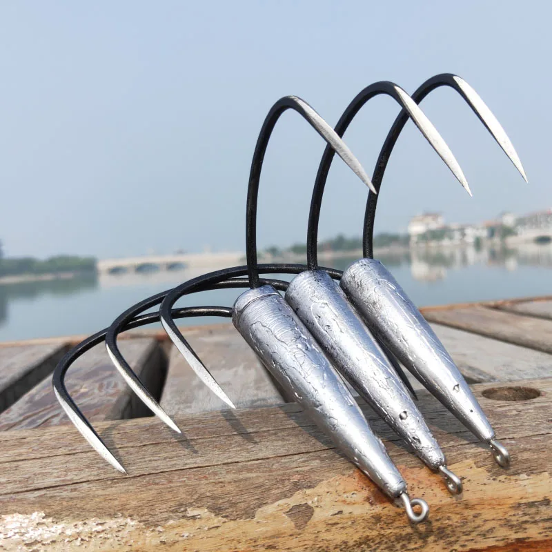 Fishing Boat Anchor - Carbon Steel Fishing Hook Sharp Treble