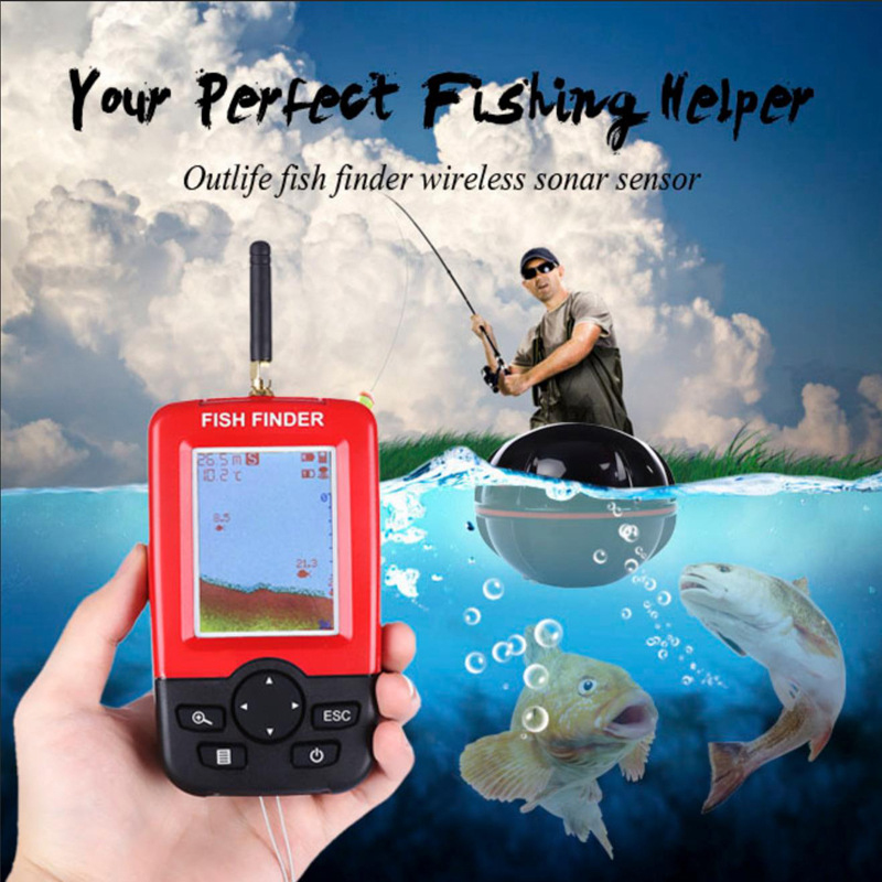Display Portable fish finder e - Fishing Boat Depth Finder ulasan dan harga