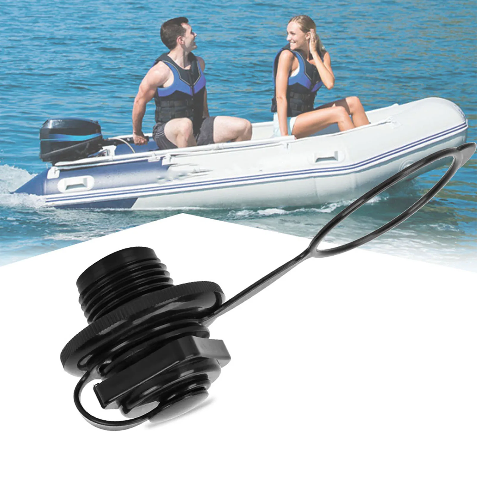 23.9mm Black Plastic Inflatabl - Fishing Boat Trailer ulasan dan harga