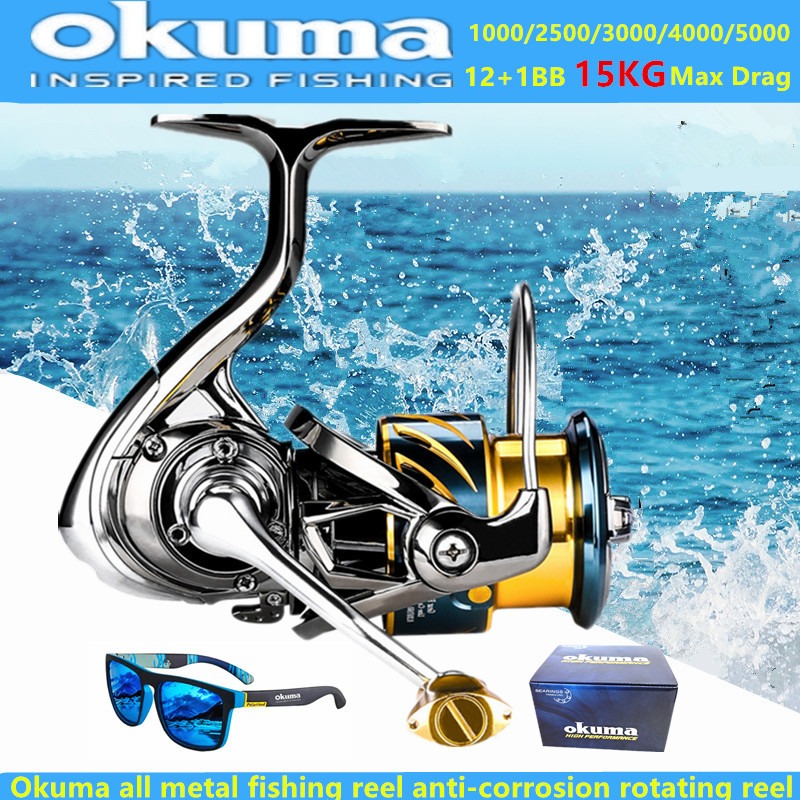 Okuma all metal fishing reel 1 - Fishing Boat Steering Wheel ulasan dan harga