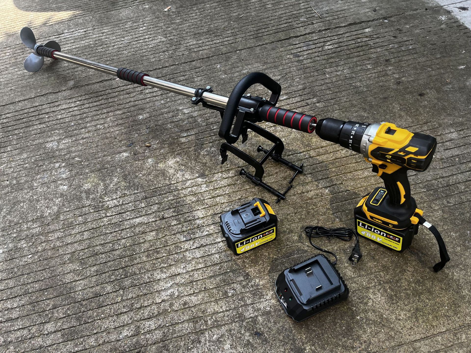 Electric Drill Manual Propelle - Fishing Boat Outboard Motor ulasan dan harga