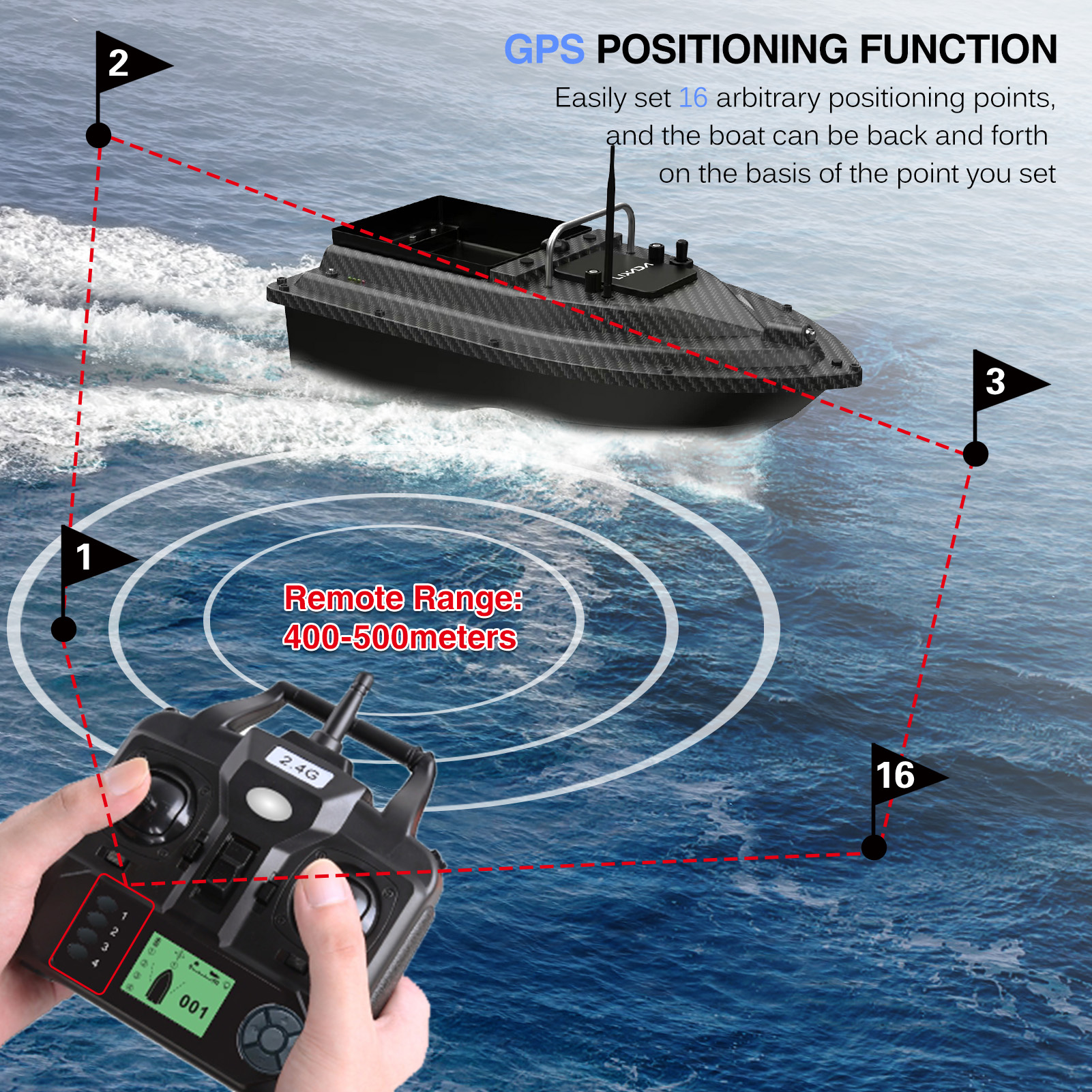 Fishing Bait Boat GPS Fishing  - Fishing Boat Gps ulasan dan harga