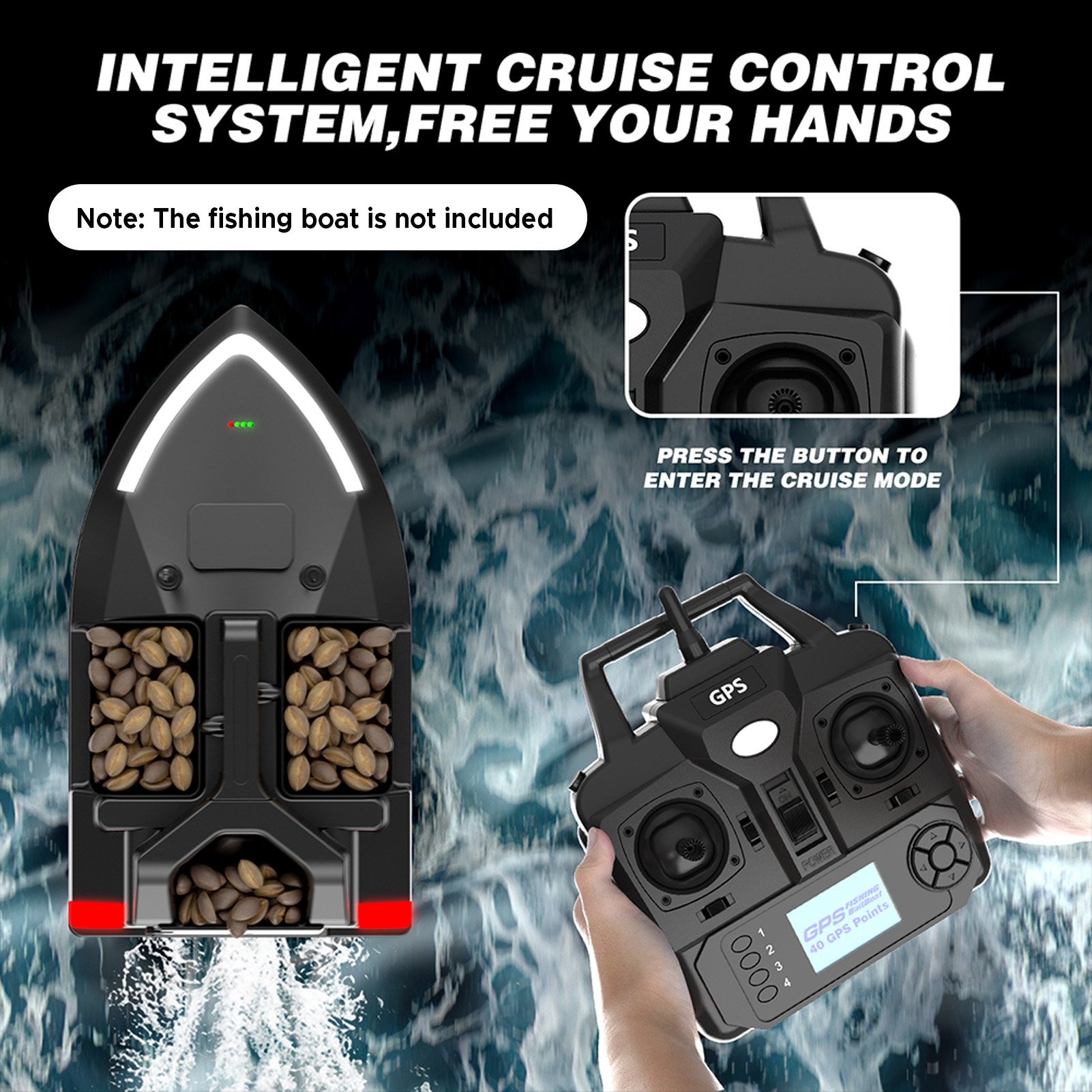 Remote Control for V020 GPS Fi - Fishing Boat Gps ulasan dan harga