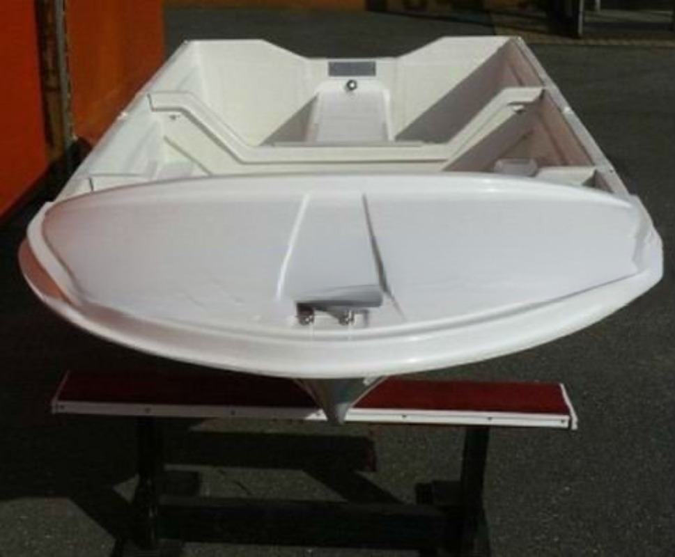 Small Dinghy boat 3.35m portab - Fishing Boat Fiberglass ulasan dan harga