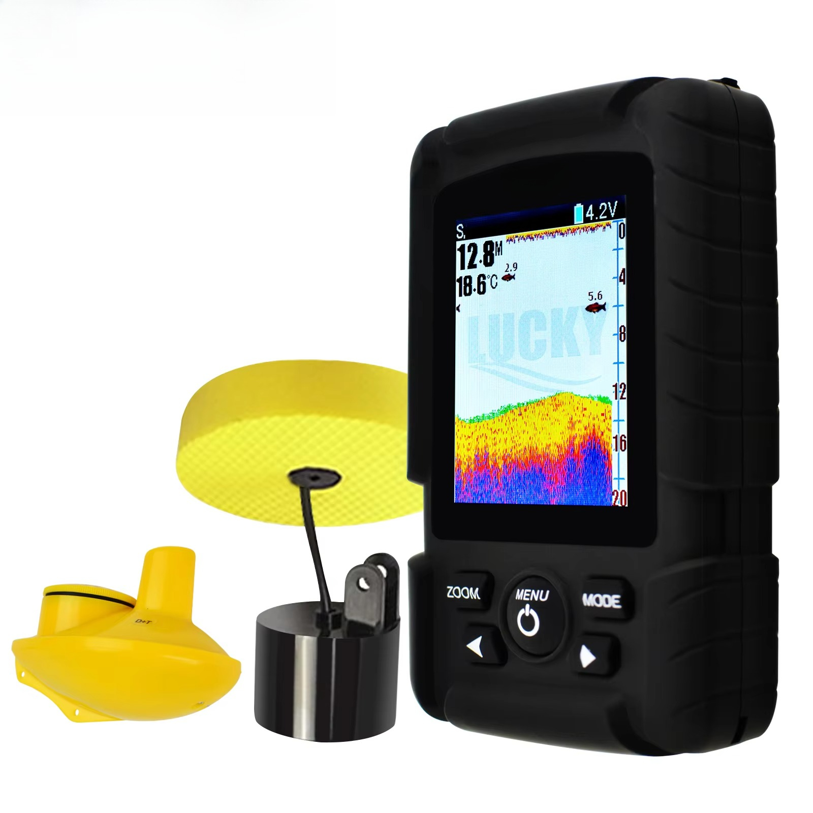 2-in-1 Wireless & Wired Fish F - Fishing Boat Depth Finder ulasan dan harga