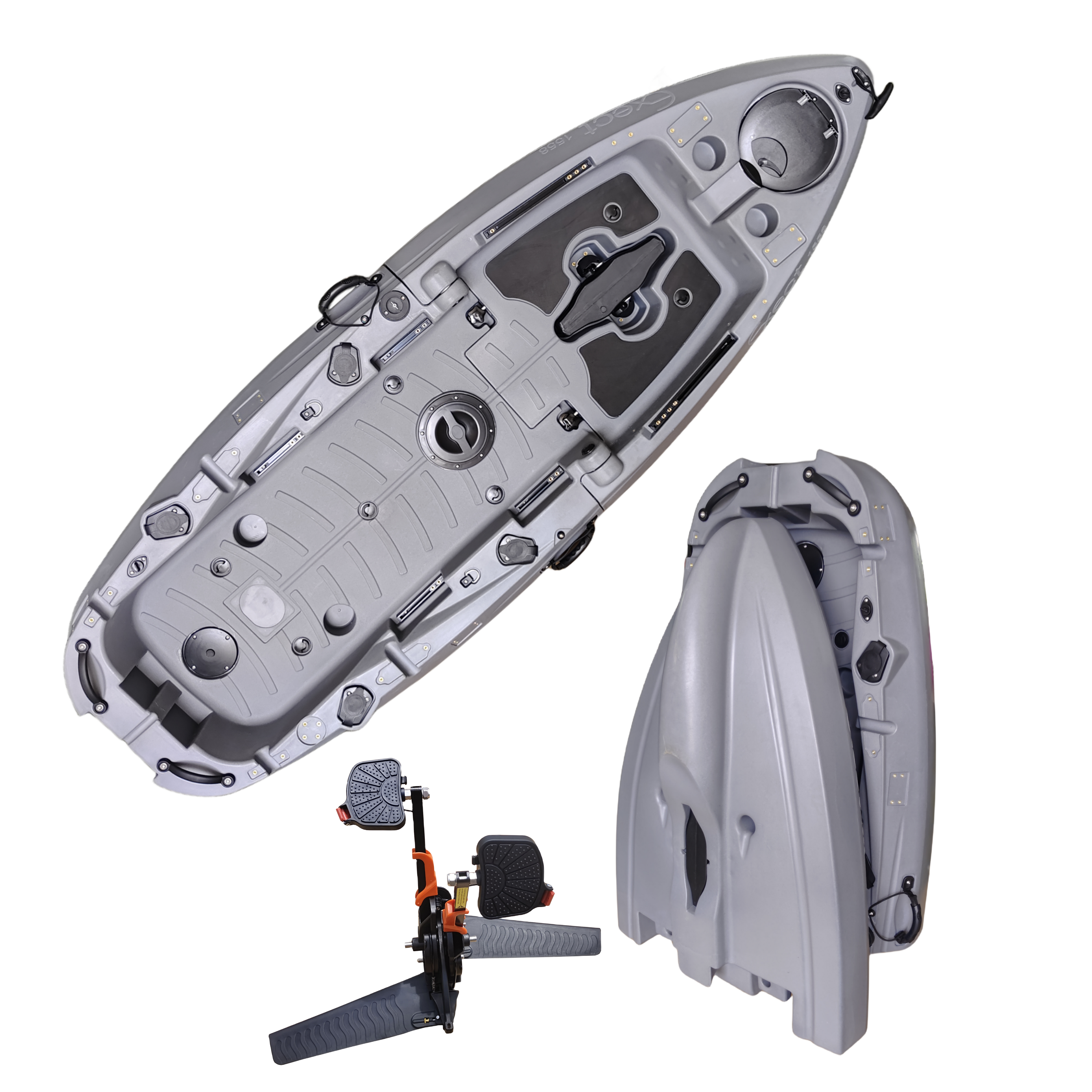 Plastic Kayak Pedal Kayak Fish - Fishing Boat Seat ulasan dan harga