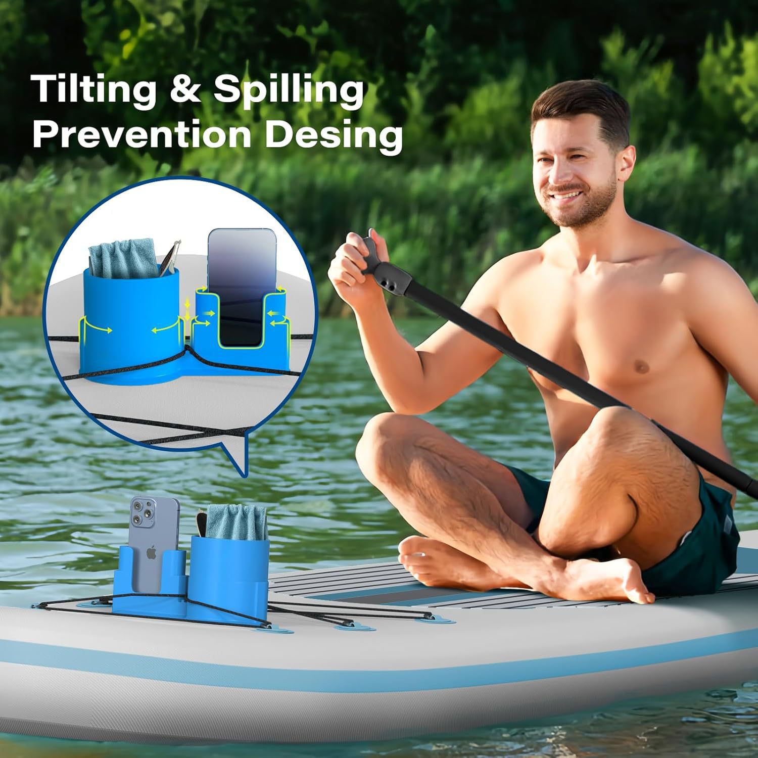 Kayak Drink Holder Surfboard K - Fishing Boat Anchor ulasan dan harga