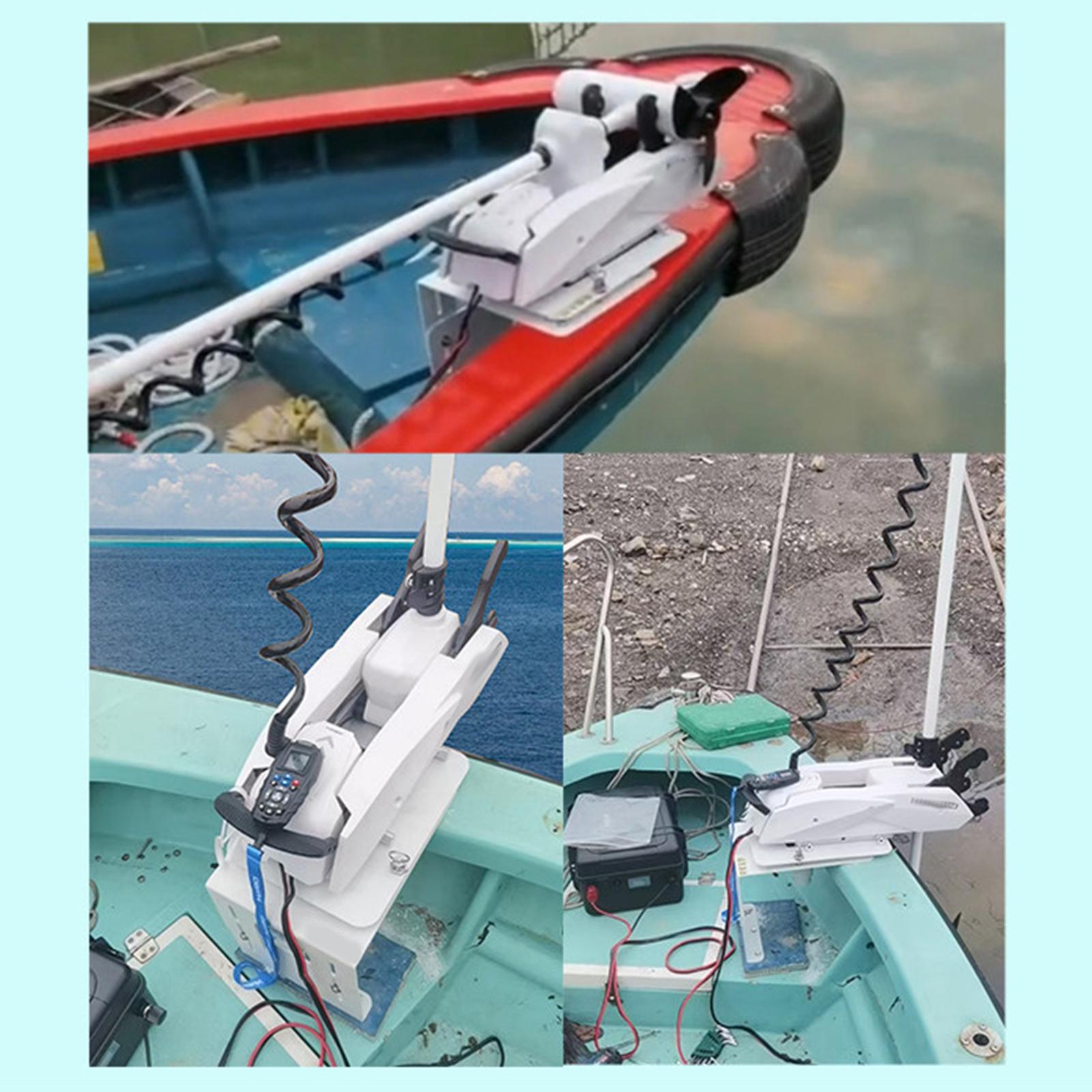 White Kayak Electric Motor Mou - Fishing Boat Trolling Motor ulasan dan harga