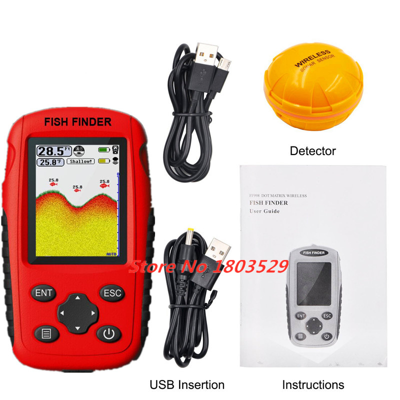 Update 200M Portable Sonar Fis - Fishing Boat Depth Finder ulasan dan harga