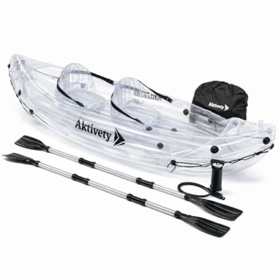 Clear Kayak for Two Adults - T - Fishing Boat Paddle ulasan dan harga