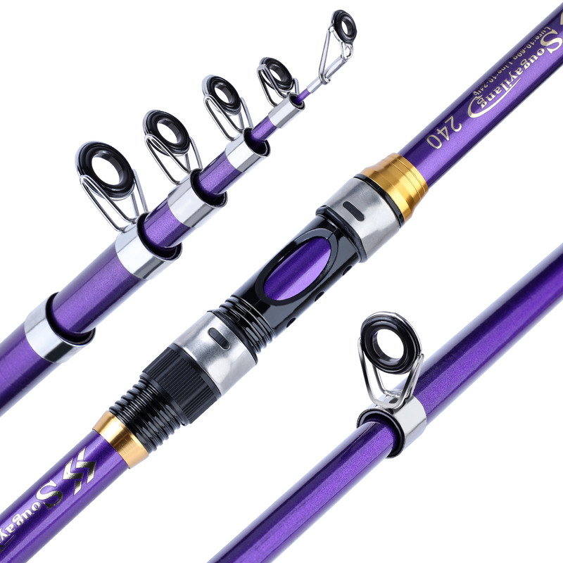 Sougayilang 4 Colors Telescopi - Fishing Boat Fiberglass ulasan dan harga
