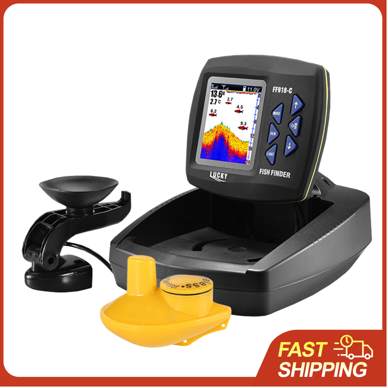 Portable Fish Finder Wireless  - Fishing Boat Depth Finder ulasan dan harga