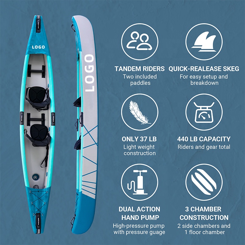 Drop Stitch Kayak Inflatable C - Fishing Boat Fiberglass ulasan dan harga