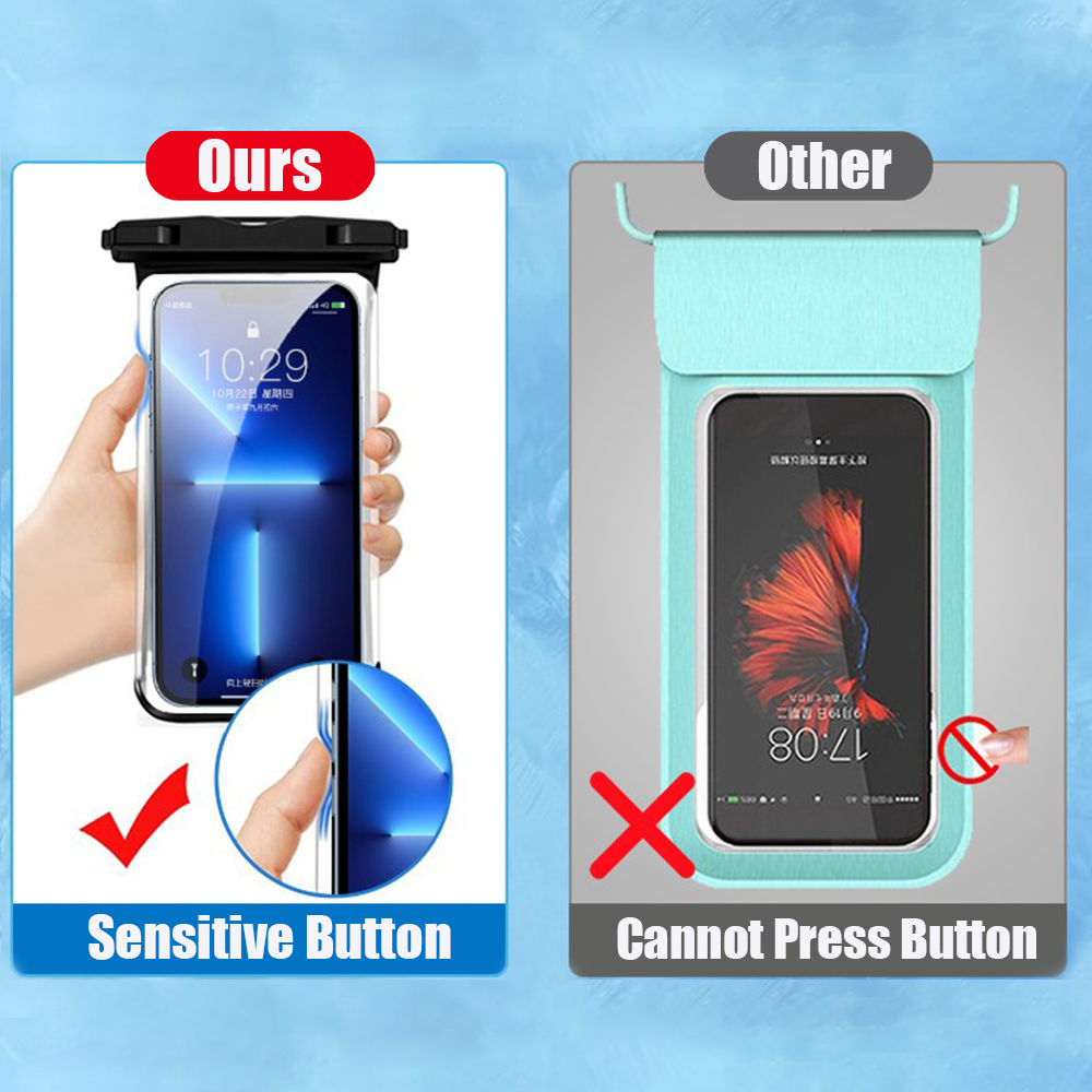 Waterproof Phone Case Swimming - Fishing Boat Cover ulasan dan harga