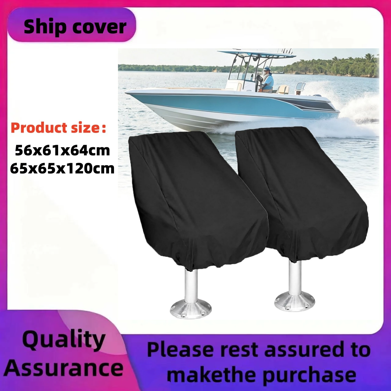 1Pcs Waterproof Boat Seat Cove - Fishing Boat Seat ulasan dan harga