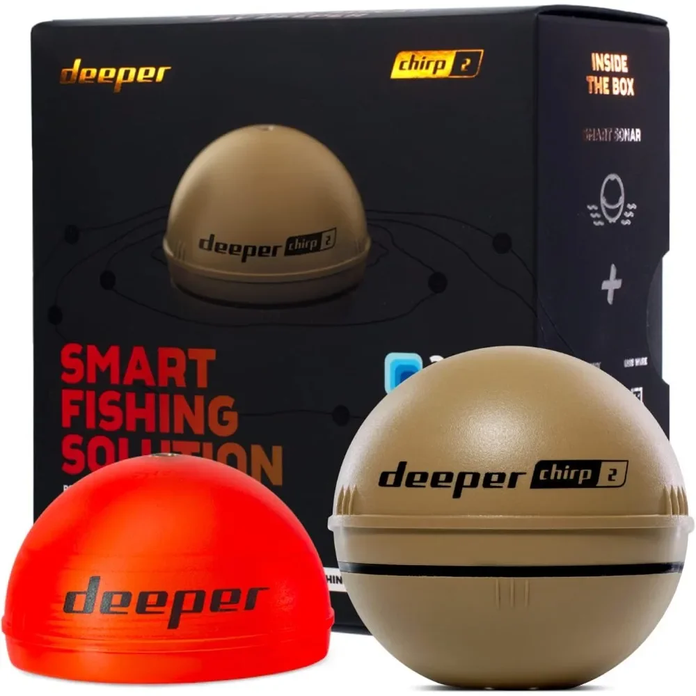 A  Chirp 2 Sonar Fish Finder - - Fishing Boat Depth Finder ulasan dan harga