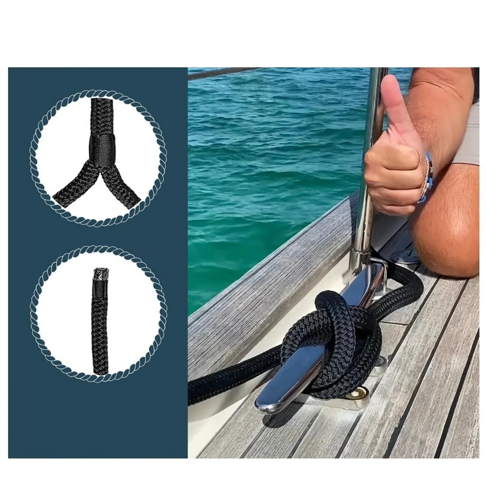 Marine Dock Rope Nylon Docking - Fishing Boat Anchor ulasan dan harga