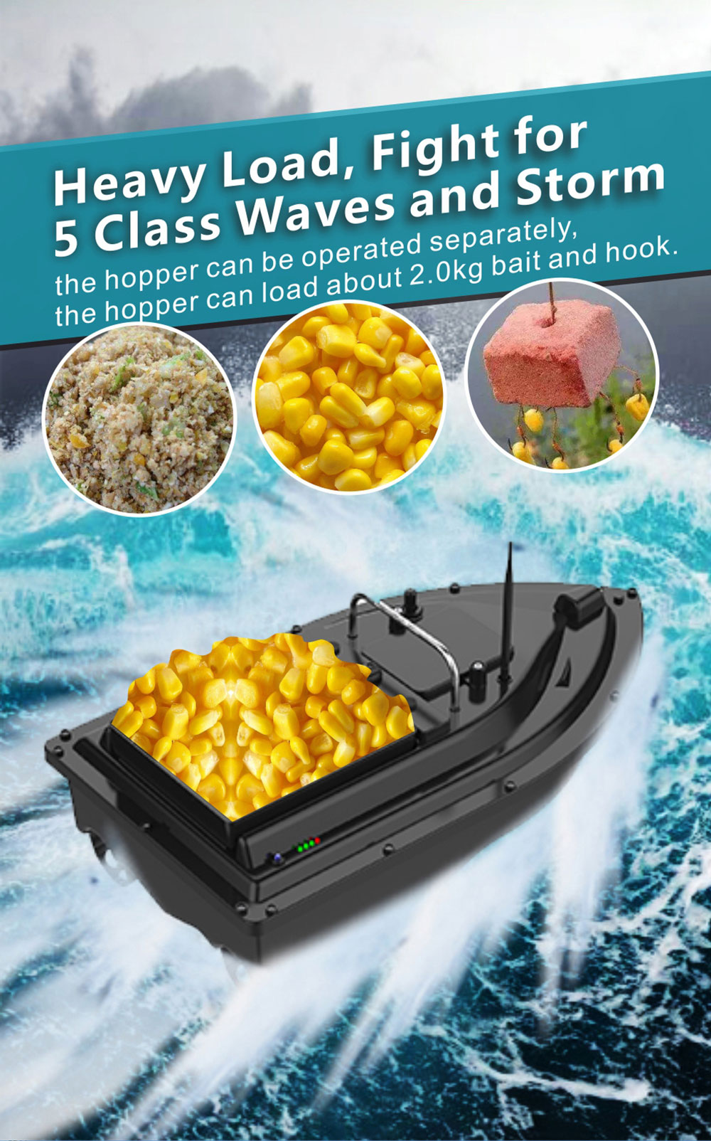Bait Boat With GPS Positioning - Fishing Boat Gps ulasan dan harga