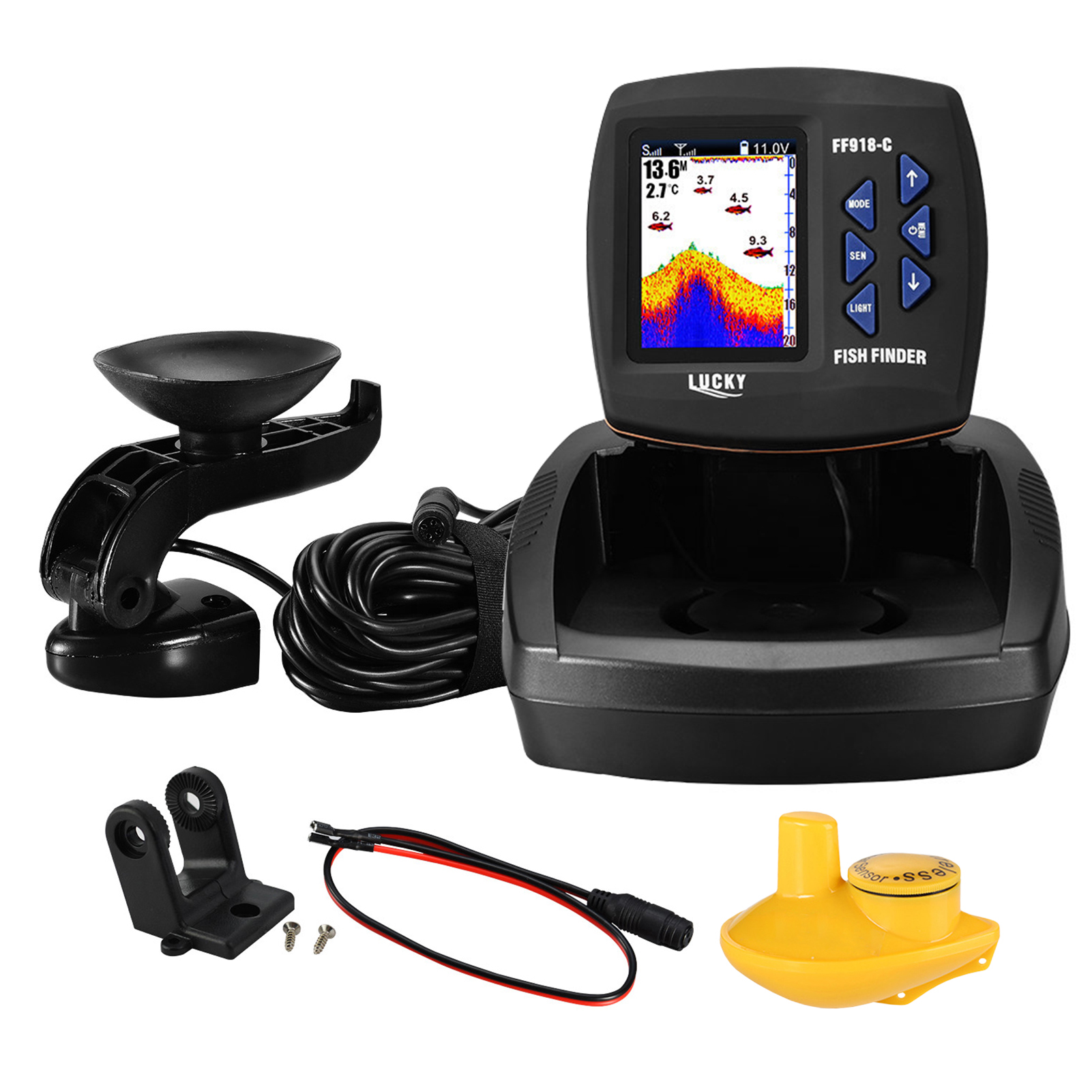 Portable Fish Finder Wireless  - Fishing Boat Depth Finder ulasan dan harga
