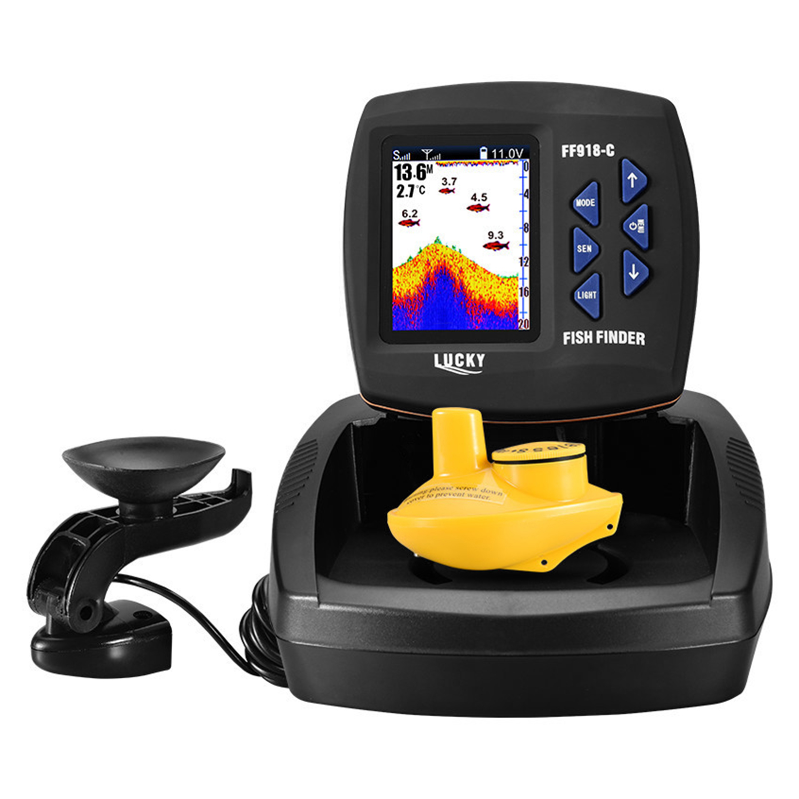 Portable Fish Finder Wireless  - Fishing Boat Depth Finder ulasan dan harga
