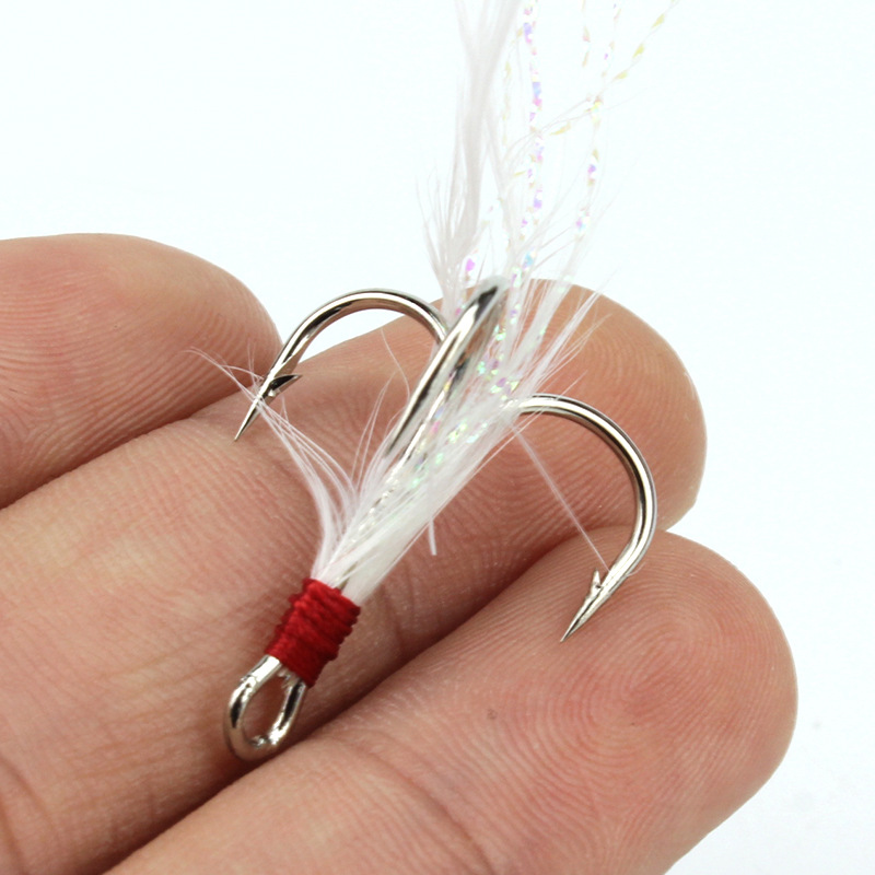 5pcs 4#6#Tied hair three ancho - Fishing Boat Anchor ulasan dan harga