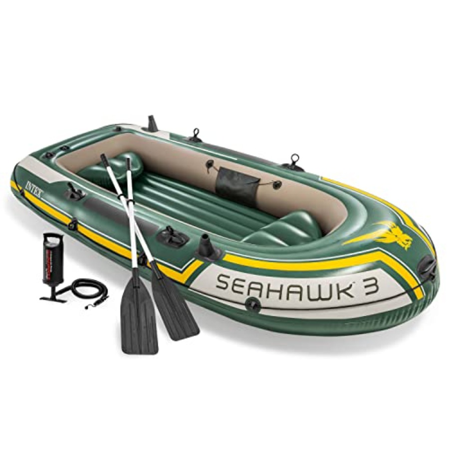 Inflatable Fishing Boat with O - Fishing Boat Oar ulasan dan harga